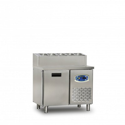 PIMAK-TURCO | 22TBF1S-PA70 TEK KAPILI ALCAK MONTE PIZZA HAZIRLIK DOLABI