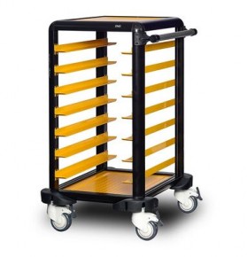 PIMAK-TURCO | GASTROLLEY 75 TEKLI SERVIS TEPSI ARABASI, ETRAFI ACIK, 57X71X99 CM