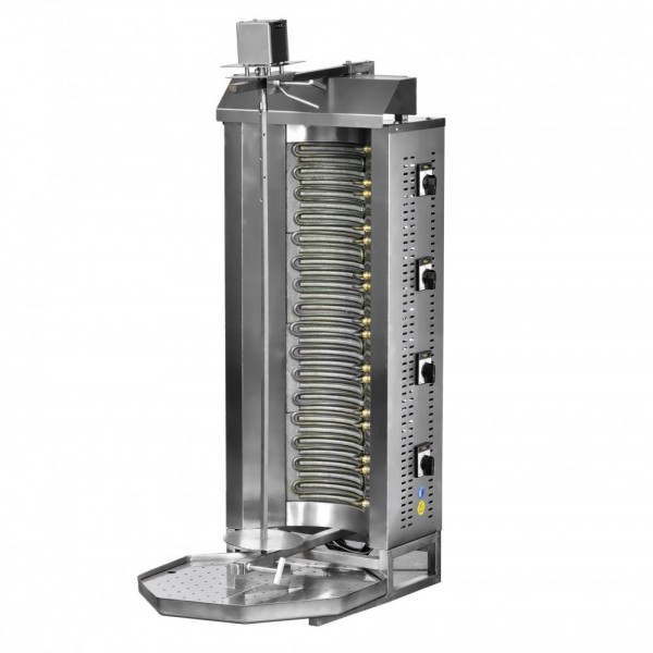 PIMAK-TURCO | M077-4D UST MOTORLU DOKUMLU DONER MAKINESI 8 ISITICILI