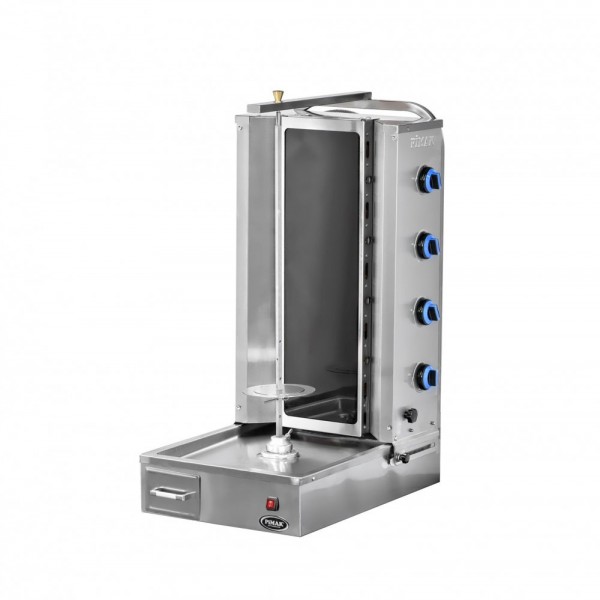 PIMAK-TURCO | M077-4E ALT MOTORLU CAMLI DONER MAKINESI 4 RADYANLI