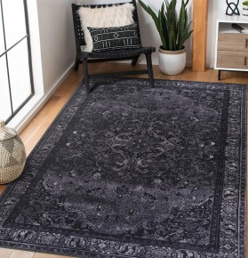 Washable Anatolian Pattern Rug – Non-Slip Soft Area Carpet for Living Room & Bedroom | NETLINE HOME – Purple Blue – 120 x 180 cm (Rectangular)