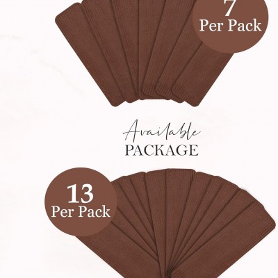 Non-Slip Carpet Stair Treads (7 Pack) - Easy Installation - Safety Protection Anti-Skid Rug Pads for Kids and Pets - Self-Adhesive Step Mats for Stairs – 20 x 76 cm (7, BROWN) – 7 – Grey