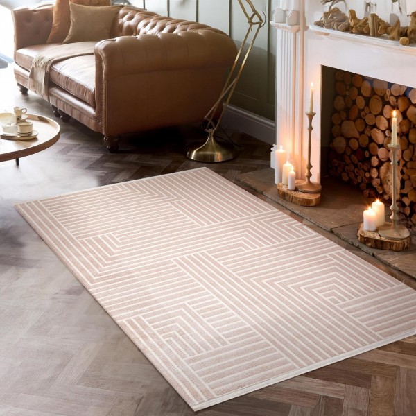 Area Rug for Living Room – Soft Plush Area Rug, Modern Carpet for Bedroom & Home | Non-Shedding, Shed-Resistant Large Area Rugs for Living Room, Hallway & Office (LIGHT GRAY, 160X230) – Blush Beige – 200 x 290 cm (Rectangular)