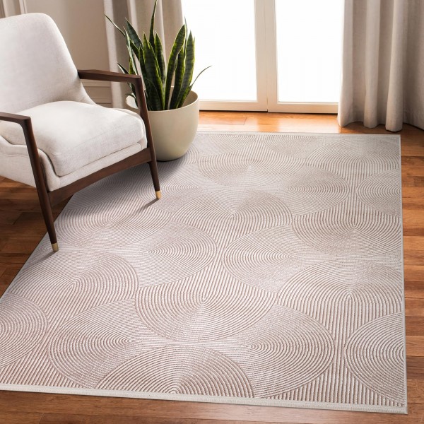 Area Rug for Living Room – Soft Plush Area Rug, Modern Carpet for Bedroom & Home | Non-Shedding, Shed-Resistant Large Area Rugs for Living Room, Hallway & Office (LIGHT GRAY, 160X230) – Blush Beige – 120 x 180 cm (Rectangular)