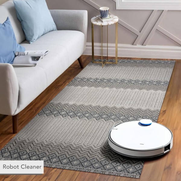 Modern Area Rug for Living Room – Stylish Carpet for Bedroom, Kitchen & Home Decor | Easy to Clean, Non-Shedding & Durable | Kid and Pet Friendly (GRAY IVORY, 80X150) – Gray Ivory – 120 x 180 cm (Rectangular)