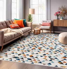 Area Rug for Living Room - Ultra-Soft Low Pile Carpet | Soft Micro Polyester, Non-Shedding & Shed-Resistant | Modern Rugs for Bedroom, Large Rugs, Hallway, Carpets (LIGHT BEIGE, 120X180) – Multicolor – 120 x 180 cm (Rectangular)