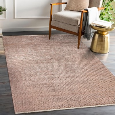 Luxury Area Rug for Living Room – Soft & Durable Bamboo Silk Carpet for Kitchen, Bedroom & Hallway – Modern, Classic & Boho Style Area Rugs – Non-Shedding (BROWN, 120X180) – Brown – 200 x 290 cm (Rectangular)