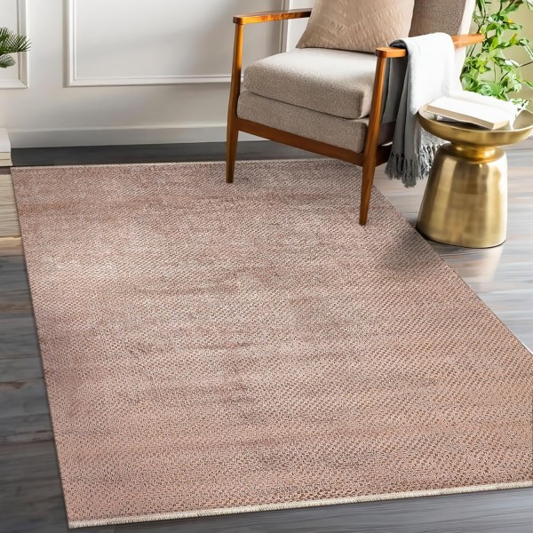 Luxury Area Rug for Living Room – Soft & Durable Bamboo Silk Carpet for Kitchen, Bedroom & Hallway – Modern, Classic & Boho Style Area Rugs – Non-Shedding (BROWN, 120X180) – Brown – 200 x 290 cm (Rectangular)