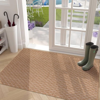 Netline Home Jute-Effect Washable Rug for Indoor and Outdoor Use – Beige 2 – 160 x 230 cm (Rectangular)
