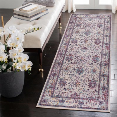 Area Rugs For Living Room, Bedroom, Kitchen, Dining Room | Oriental Design Carpet | Soft Medium Pile | Traditional Vintage Rug | Stain Resistant (Cream Blue, 160X230 CM) – 160 x 230 cm (Rectangular) – Multicolor