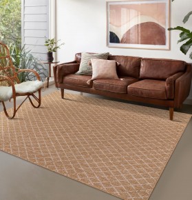 Netline Home Jute-Effect Washable Rug for Indoor and Outdoor Use – Beige 4 – 160 x 230 cm (Rectangular)