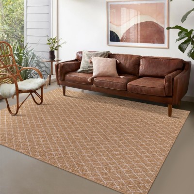 Netline Home Jute-Effect Washable Rug for Indoor and Outdoor Use – Beige 4 – 160 x 230 cm (Rectangular)