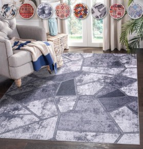 Washable Anatolian Pattern Rug – Non-Slip Soft Area Carpet for Living Room & Bedroom | NETLINE HOME – Floral – 120 x 180 cm (Rectangular)