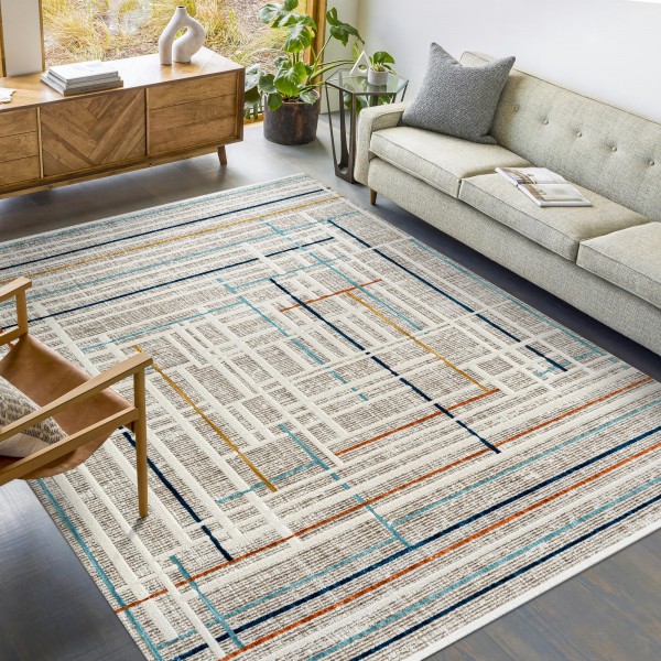 Area Rug for Living Room - Ultra-Soft Low Pile Carpet | Soft Micro Polyester, Non-Shedding & Shed-Resistant | Modern Rugs for Bedroom, Large Rugs, Hallway, Carpets (LIGHT BEIGE, 120X180) – Light Beige – 120 x 180 cm (Rectangular)