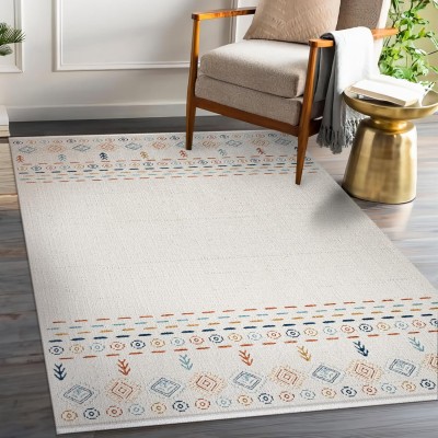 Area Rug for Living Room - Ultra-Soft Low Pile Carpet | Soft Micro Polyester, Non-Shedding & Shed-Resistant | Modern Rugs for Bedroom, Large Rugs, Hallway, Carpets (LIGHT BEIGE, 120X180) – Multicolor 3 – 200 x 290 cm (Rectangular)