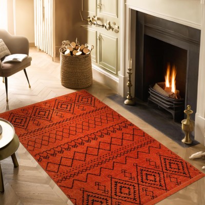 Rugs Living Room - Machine Washable Rug, Low Pile Non-Slip Area Rug - Area Rugs for Livingroom Bedroom Kitchen - Pet Friendly Carpet, Modern Room Decor (Red, 120X180) – Grey – 80 x 150 cm (Rectangular)