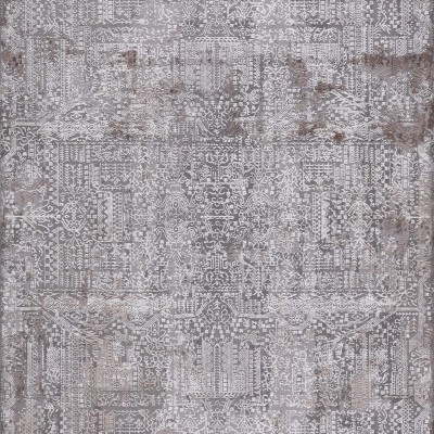Luxe Area Rug for Living Room | Soft 8mm Pile, High-Density Wilton Woven Carpet | Fade Resistant, Luxury Geometric & Distressed Design for Bedroom, Hallway & Kitchen (ASH GRAY, 80X150) – Grey – 80 x 150 cm (Rectangular)