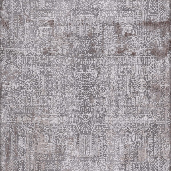 Luxe Area Rug for Living Room | Soft 8mm Pile, High-Density Wilton Woven Carpet | Fade Resistant, Luxury Geometric & Distressed Design for Bedroom, Hallway & Kitchen (ASH GRAY, 80X150) – Grey – 80 x 150 cm (Rectangular)