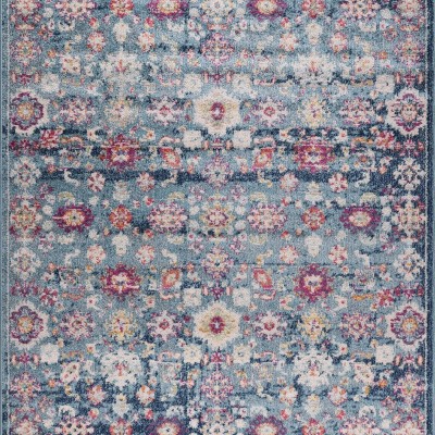 Vintage Area Rug for Living Room | Soft & Durable Carpet, Kid & Pet Friendly | Wilton Woven, Classic Distressed Medallion Design for Bedroom, Hallway & Kitchen (BEIGE, 80X150) – Ivory – 80 x 150 cm (Rectangular)