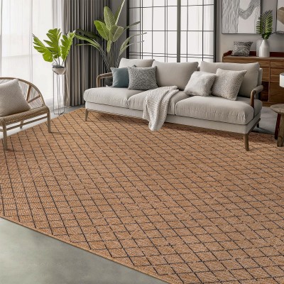 Netline Home Jute-Effect Washable Rug for Indoor and Outdoor Use – Beige 5 – 160 x 230 cm (Rectangular)