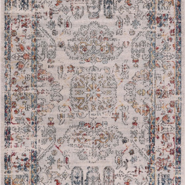 Vintage Area Rug for Living Room | Soft & Durable Carpet, Kid & Pet Friendly | Wilton Woven, Classic Distressed Medallion Design for Bedroom, Hallway & Kitchen (BEIGE, 80X150) – Gold – 160 x 230 cm (Rectangular)