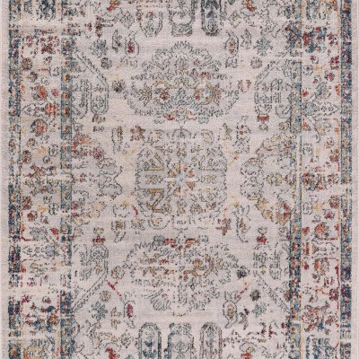 Vintage Area Rug for Living Room | Soft & Durable Carpet, Kid & Pet Friendly | Wilton Woven, Classic Distressed Medallion Design for Bedroom, Hallway & Kitchen (BEIGE, 80X150) – Beige – 80 x 240 cm (Rectangular)