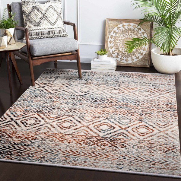 Area Rugs For Living Room, Bedroom, Kitchen, Dining Room | Oriental Design Carpet | Soft Medium Pile | Traditional Vintage Rug | Stain Resistant (Cream Blue, 160X230 CM) – 80 x 240 cm (Rectangular) – White Blue
